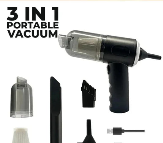 3 in 1 Mini Portable Wireless Vacuum Cleaner