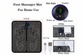 EMS Foot Massager Mat, Electric USB Charging Smart Display Tens Acupuncture