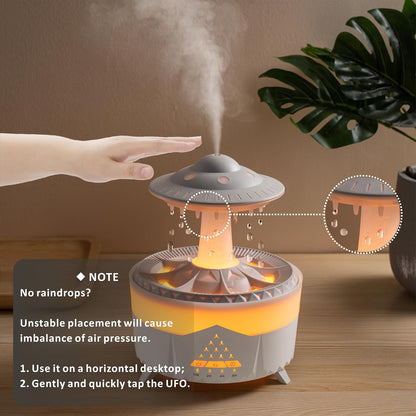 Mushroom Air Humidifier 7-Color Lights with Remote
