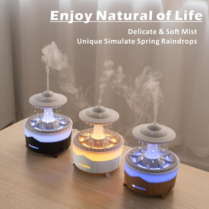 Mushroom Air Humidifier 7-Color Lights with Remote