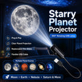 Galaxy Planet & Moon Projector Lamp – 360° Rotating USB Night Light