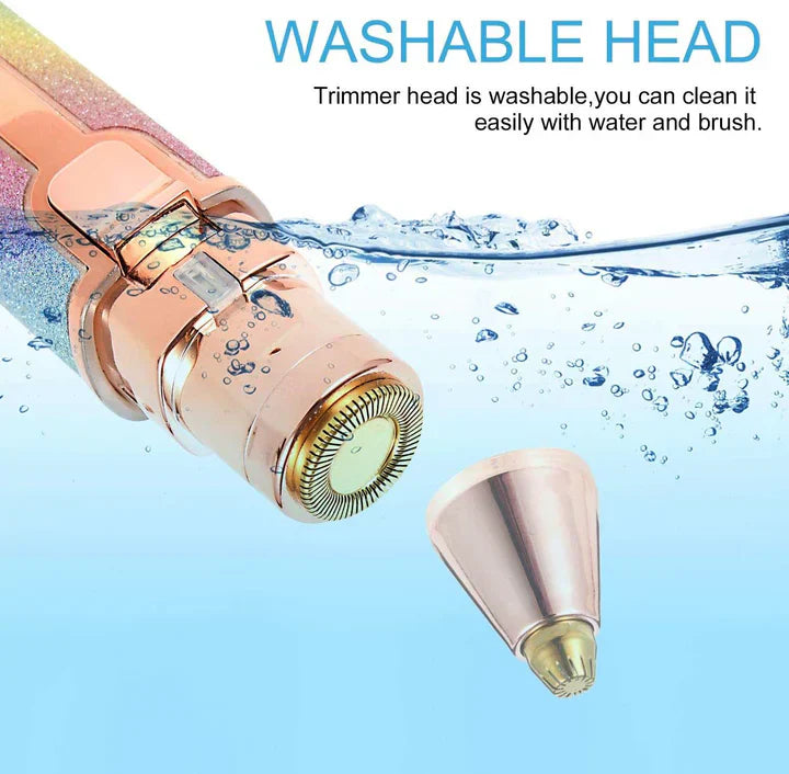 2 In 1 Rechargeable Electric Eyebrow Trimmer + Body Facial