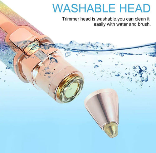 2 In 1 Rechargeable Electric Eyebrow Trimmer + Body Facial