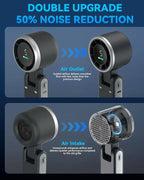 5-Speed Turbo Fan with 12-Hour Battery Life