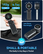 5-Speed Turbo Fan with 12-Hour Battery Life