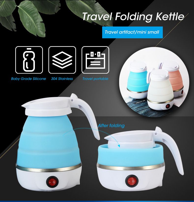 Foldable And Portable Teapot Water Heater 0.6L