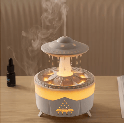 Mushroom Air Humidifier 7-Color Lights with Remote