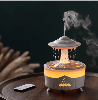 Mushroom Air Humidifier 7-Color Lights with Remote